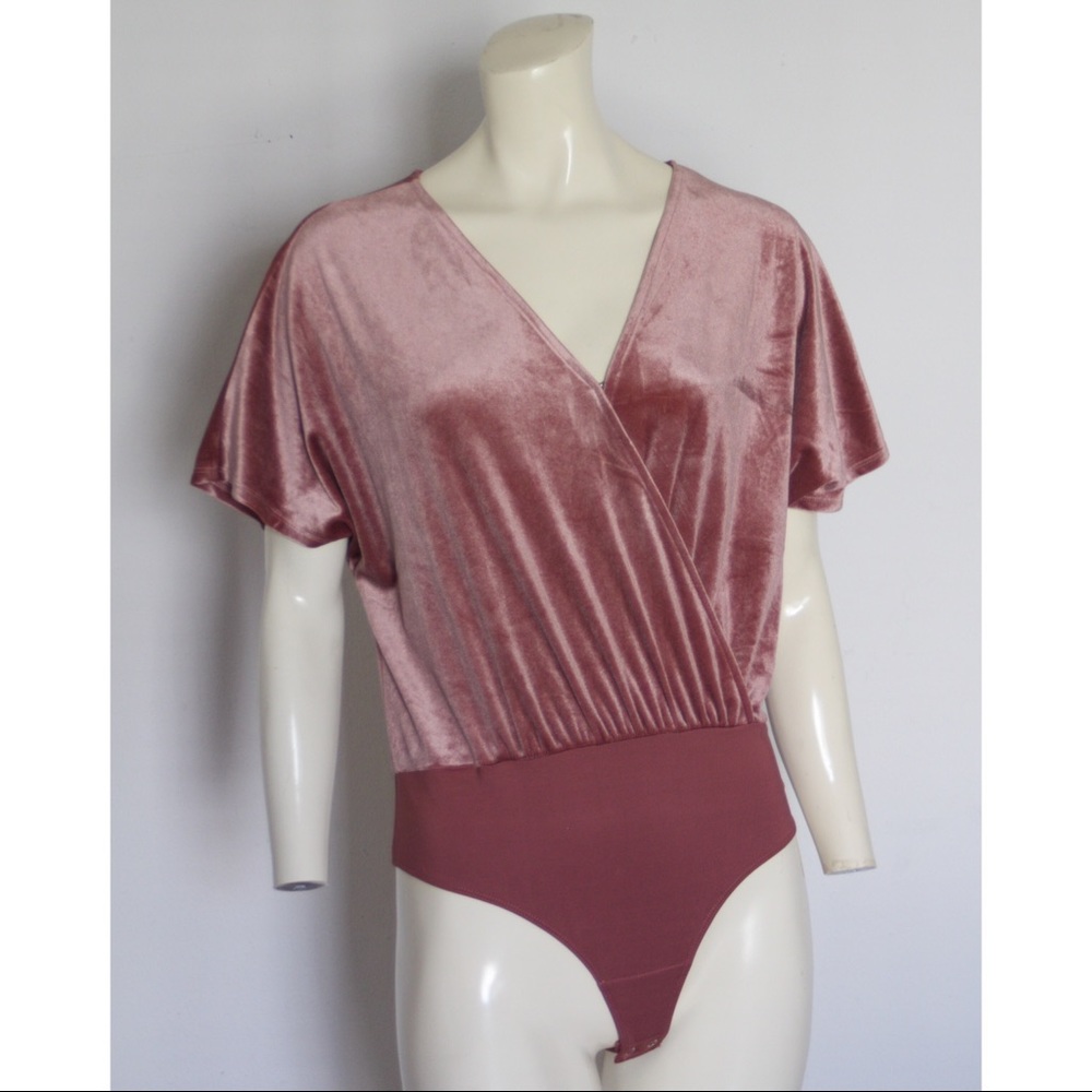 Velvet bodysuit